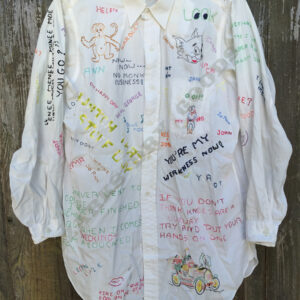 Vintage 1950’s Class Embroidered Names & Slogan Graduation Shirt