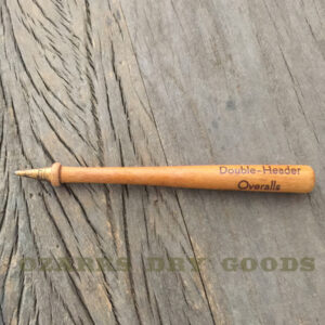 Antique Double Header Overalls Baseball Bat Shaped Mechanical Pencil